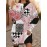 Women'S Plus Size Black & Pink Floral Print Sweater Dress - All-Season Machine Washable Long Sleeve Sweater with A-Line Silhouette, Soft Comfortable Pullover for Everyday & Formal Outfits, Casual to Semi-Formal Wear, Cozy Fall Winter Sweater Dress (
