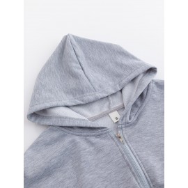 Women'S Light Pink Celestial Night Sky Hooded Jacket - Stretch All-Season Coat with Moon & Stars Back Print, Bohemian-Inspired Design, Machine Washable Casual Outerwear, Drawstring Hood & Long Sleeves for Everyday to Special Occasions (No Belt Requi