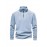 Navy Half-Zip Stand-Collar Top Warm Casual-Style Daily Outfit Comfortable Piece
