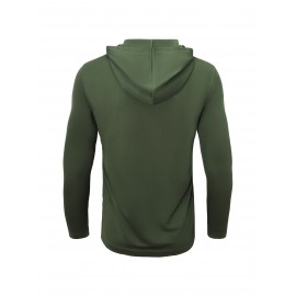 12pcs: Men's Active Casual Hoodie Hiking Fishing Long Sleeve