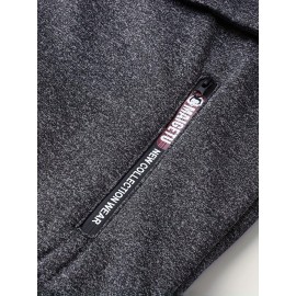 Men'S Fleece Lined Hooded Anorak | Thermal Winter Jacket, New Warm Windbreaker, Four-Season Cold Weather Coat, Regular Fit, Fabric