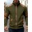 Men'S Jacquard Coat for Fall And Winter, Ideal for Relaxed Outdoor Use, Cardigan Style